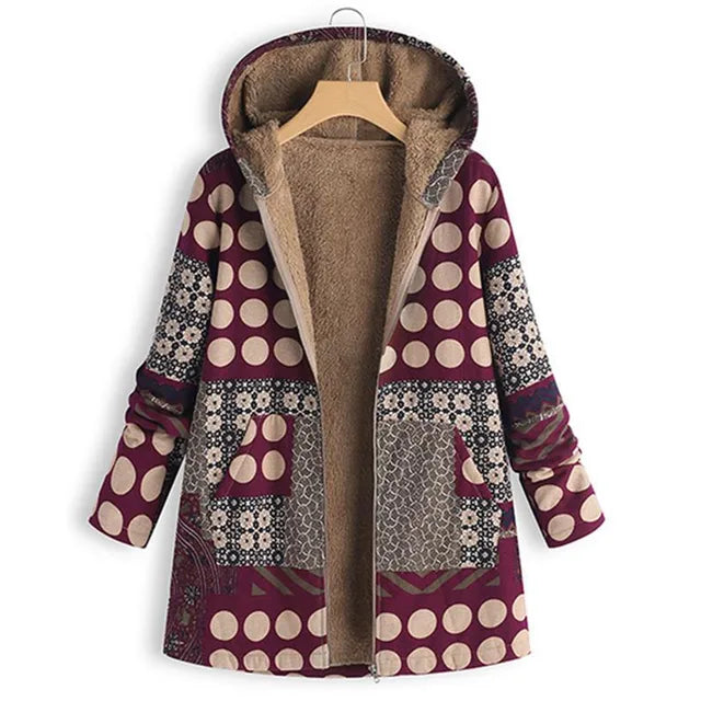 Lune London | Thick, printed cashmere jacket