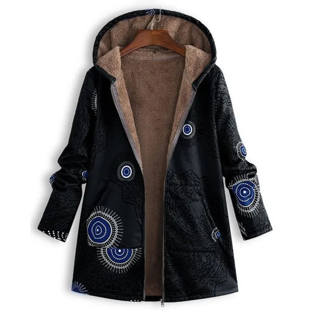 Lune London | Thick, printed cashmere jacket