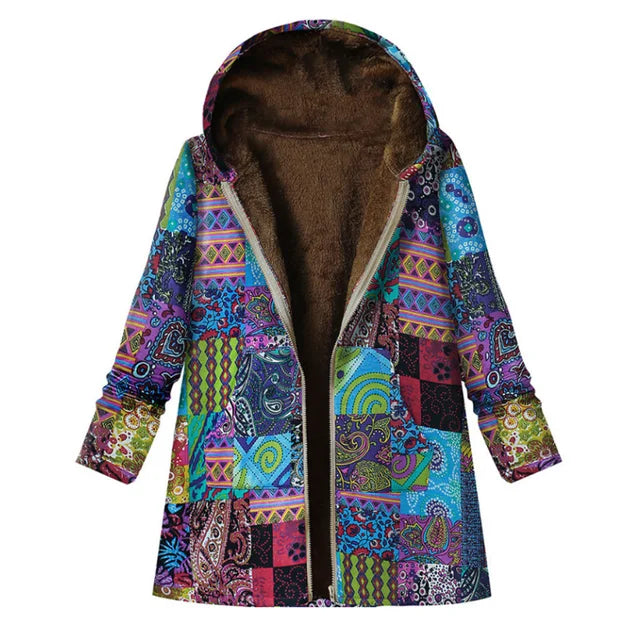 Lune London | Thickening, printed cashmere jacket