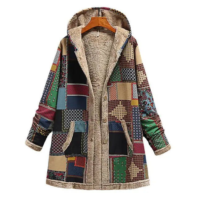 Lune London | Thickening, printed cashmere jacket