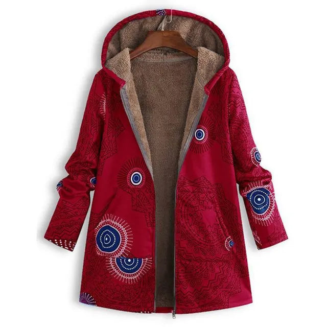 Lune London | Thickening, printed cashmere jacket