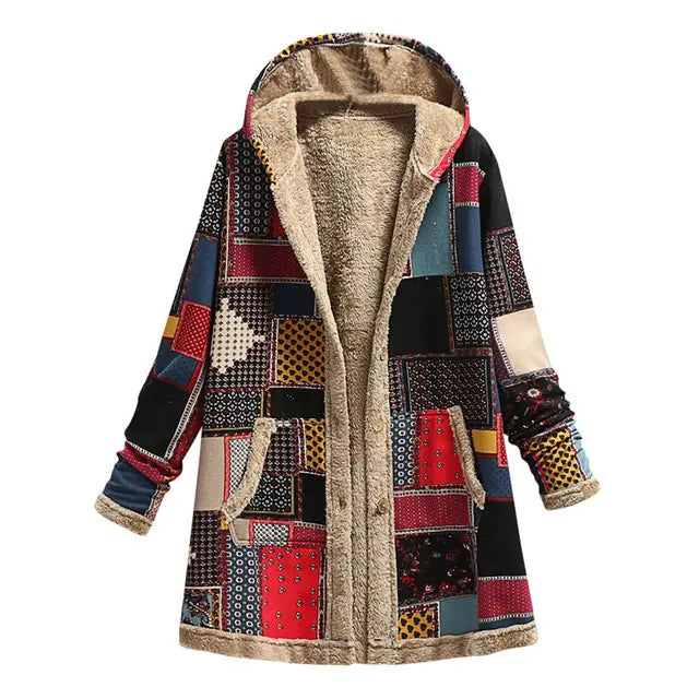 Lune London | Thick, printed cashmere jacket