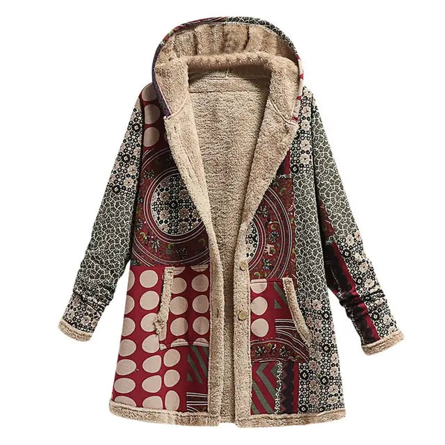 Lune London | Thickening, printed cashmere jacket