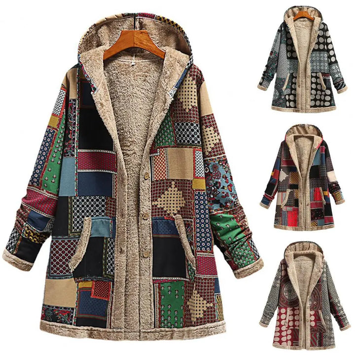Lune London | Thick, printed cashmere jacket