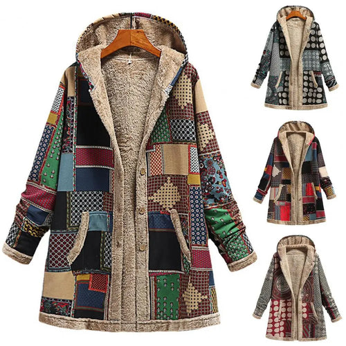 Lune London | Thickening, printed cashmere jacket