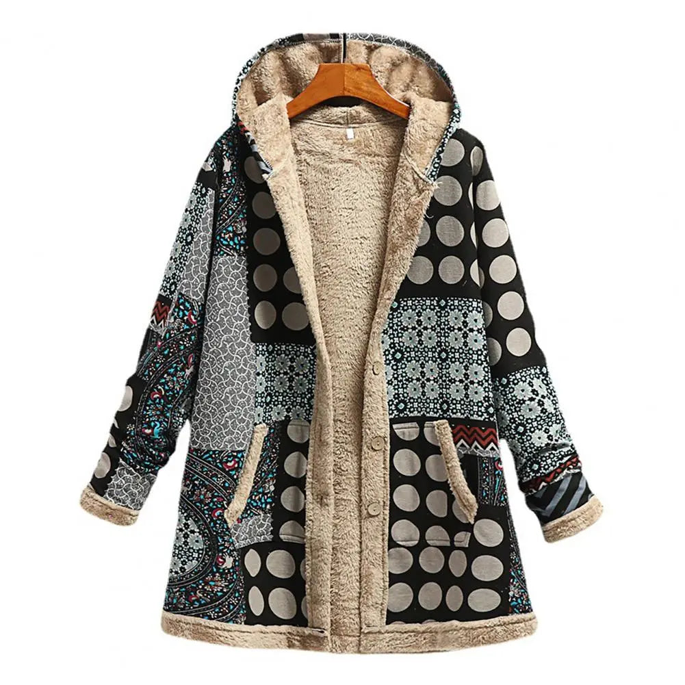 Lune London | Thickening, printed cashmere jacket