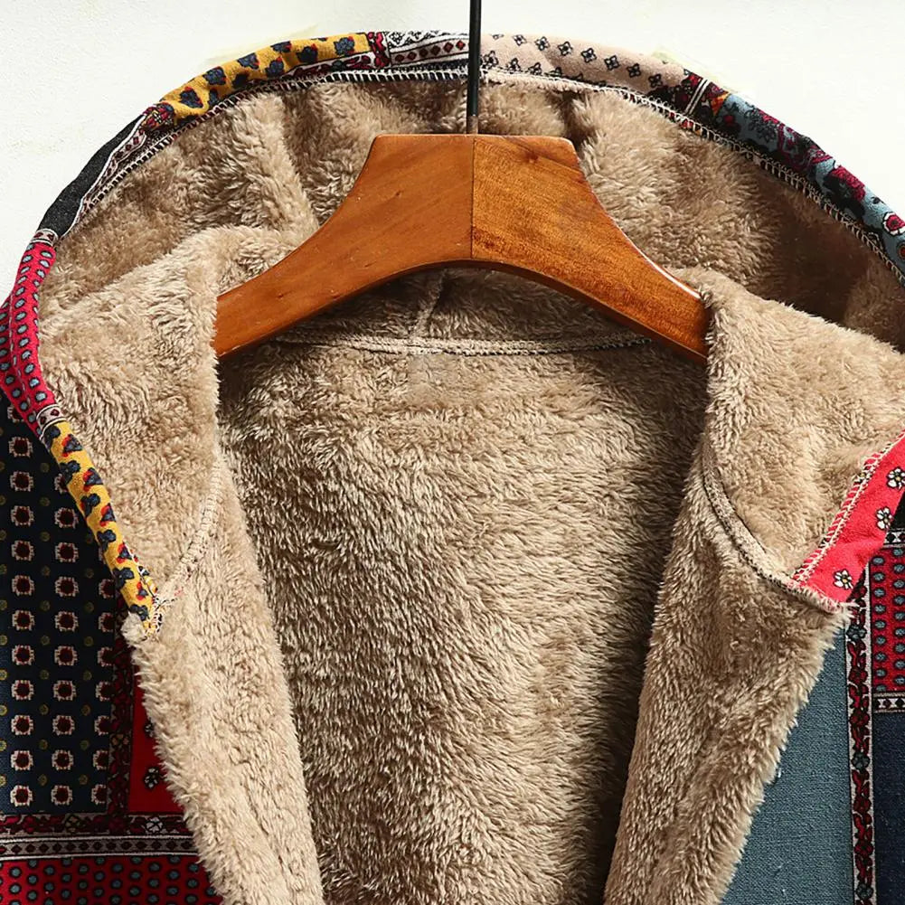 Lune London | Thickening, printed cashmere jacket