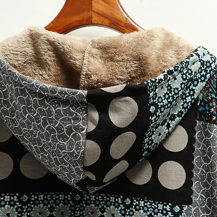 Lune London | Thick, printed cashmere jacket