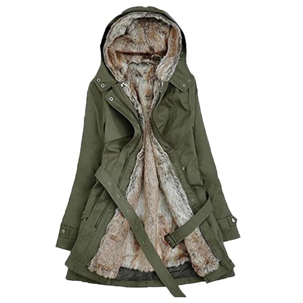 Lune London | Winter coat with fleece lining for women - Elegant fit