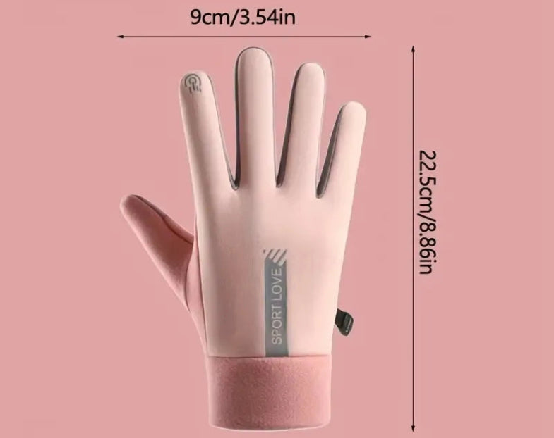 Lune London | Winter gloves for men & women - Micro silicon grip, touchscreen control