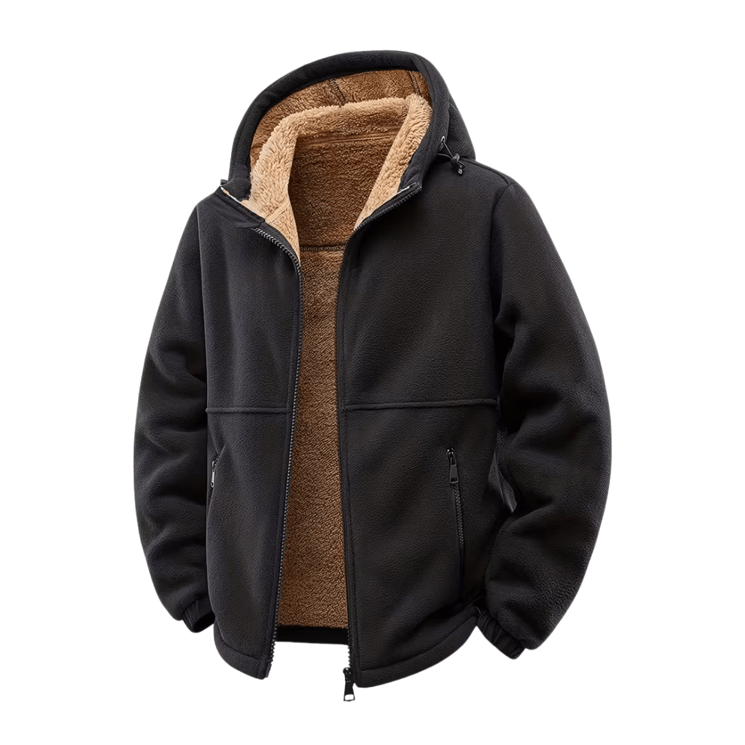 Lune London | Winter jacket for men, with hood, fleece lined - Winter