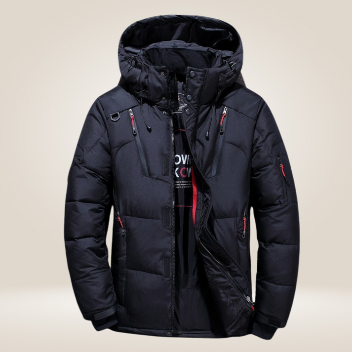 Lune London | Winter jacket for men, insulated, with hood - waterproof