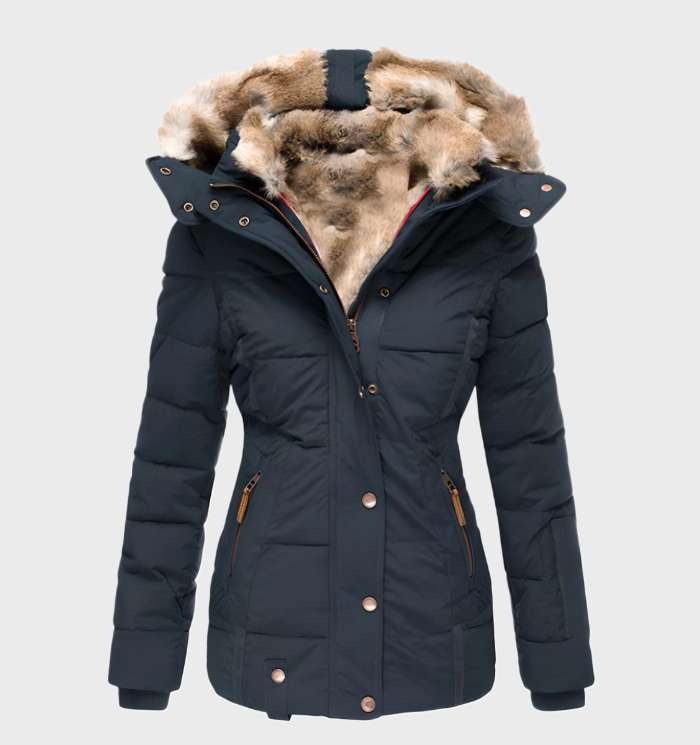 Lune London | Winter jacket for women, Slim Fit with hood - Water repellent