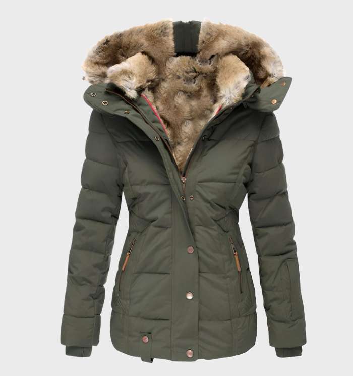 Lune London | Winter jacket for women, Slim Fit with hood - Water repellent