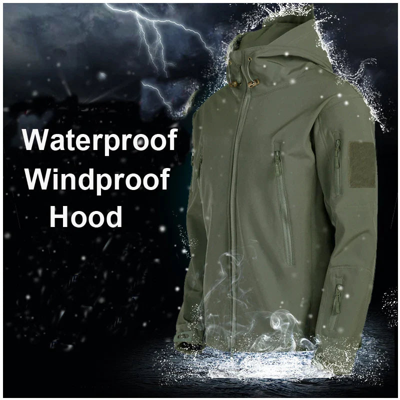 Lune London | Softshell Hoodie - Waterproof jacket for men