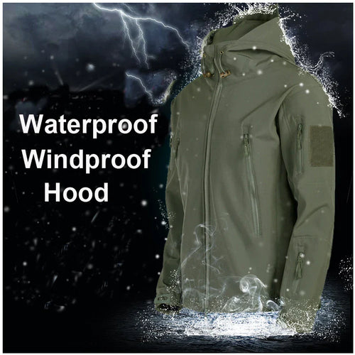 Lune London | Softshell Hoodie - Waterproof jacket for men