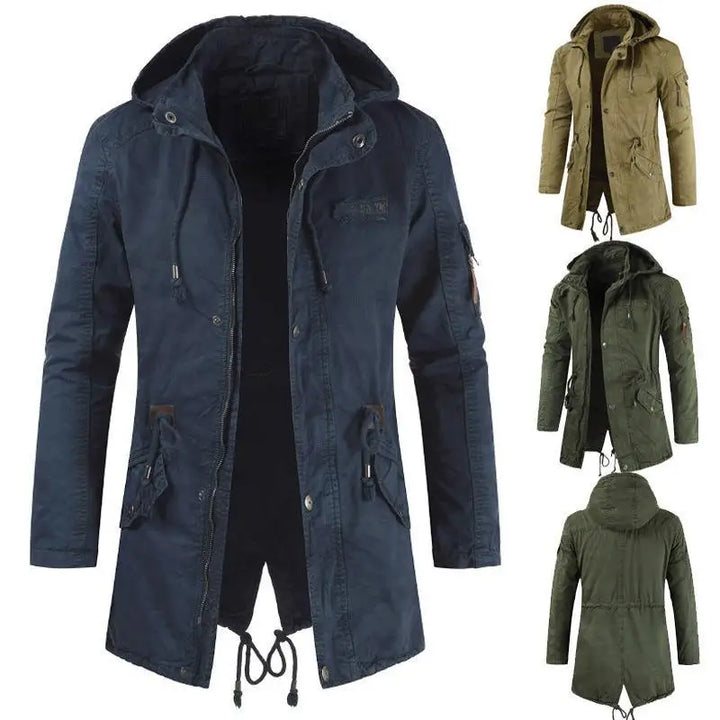 Lune London | Men's Fleece Parka - Comfortable Windbreaker Jacket