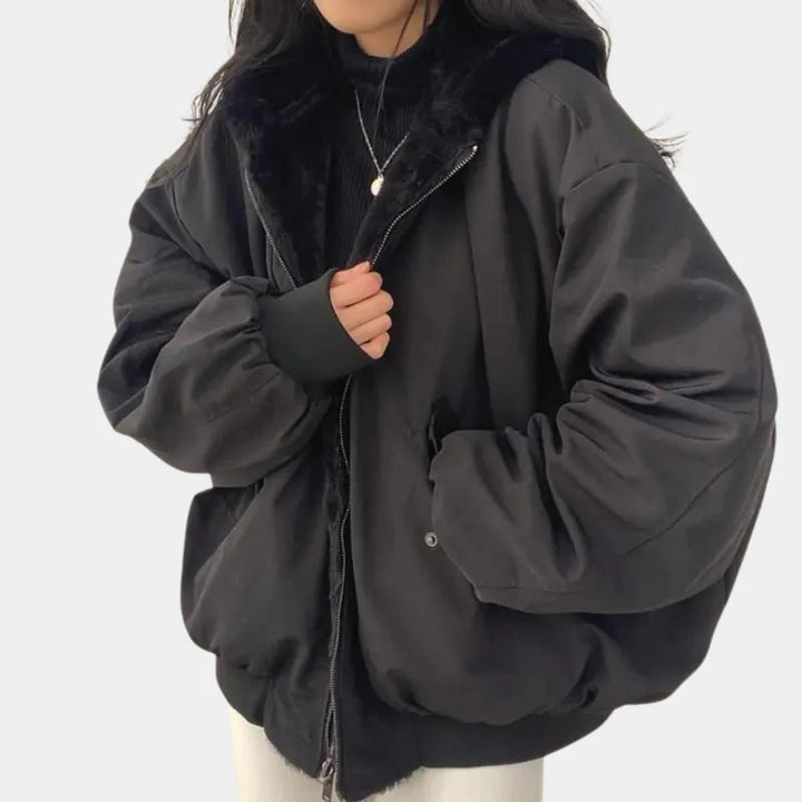 Lune London | 2-In-1 Women's Winter Coat with Hood Versatile Warmth and Style for Cold Weather