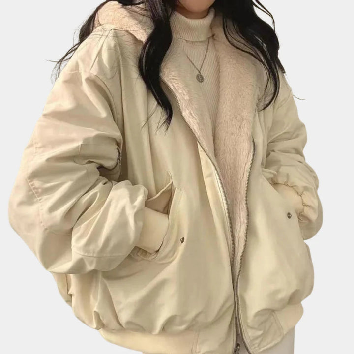 Lune London | 2-In-1 Women's Winter Coat with Hood Versatile Warmth and Style for Cold Weather