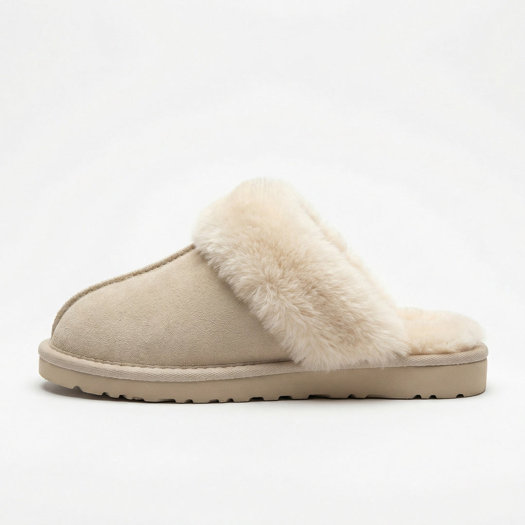 Clogs - Women's Retro Suede Slip-On Mule