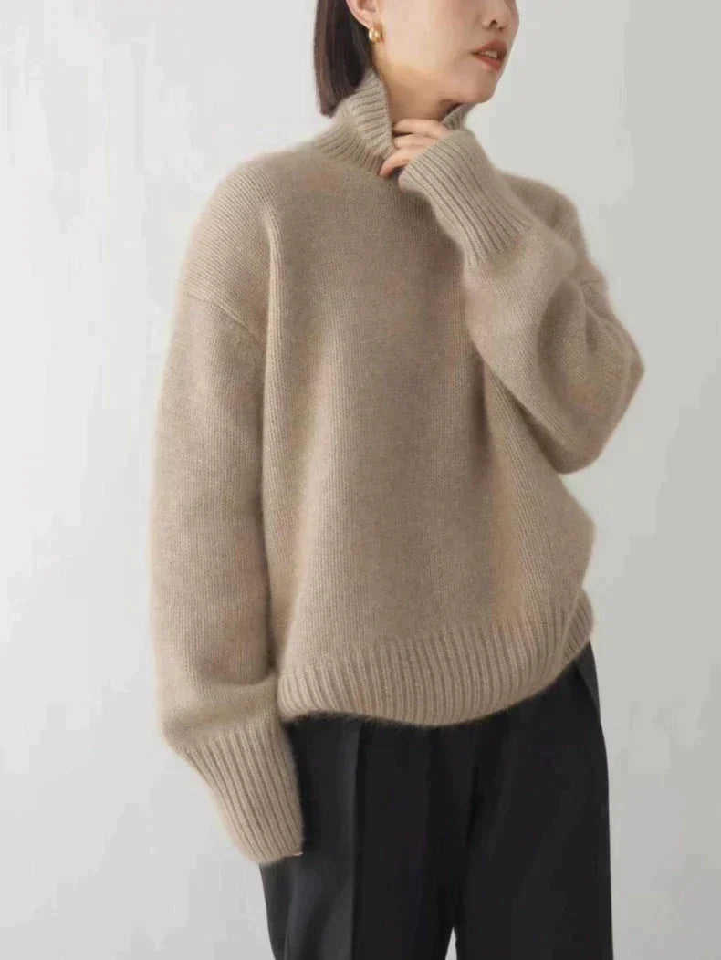 Lune London | Pull à col roulé Femme - Mode élégante pour toutes les occasions