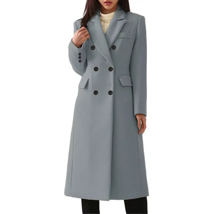 Lune London | Women's wool coat with double button closure