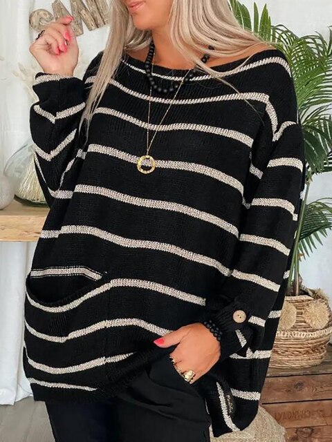 Lune London | Fashionable Striped Sweater