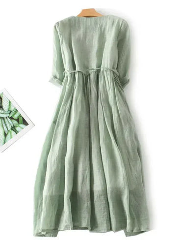 Lune London | Elegant Linen Dress