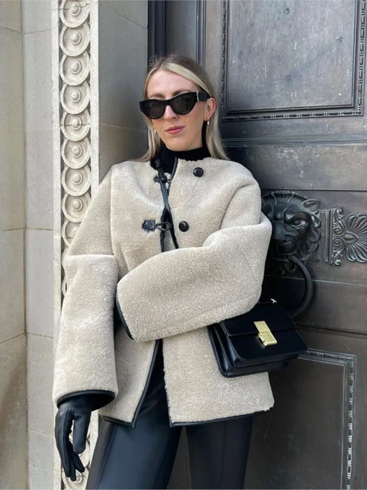 Lune London | Shearling Coat - Oversized Fit - Mid-Length - Soft and Warm
