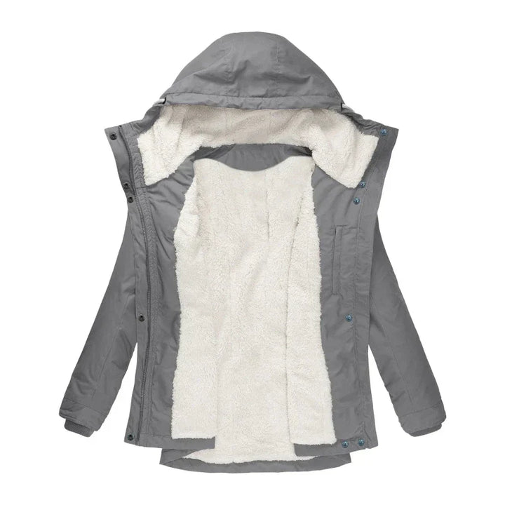 Lune London | Winter Jacket with Hood for Women Quilted Winter Jacket