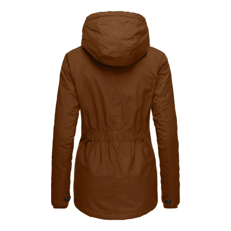 Lune London | Winter Jacket with Hood for Women Quilted Winter Jacket
