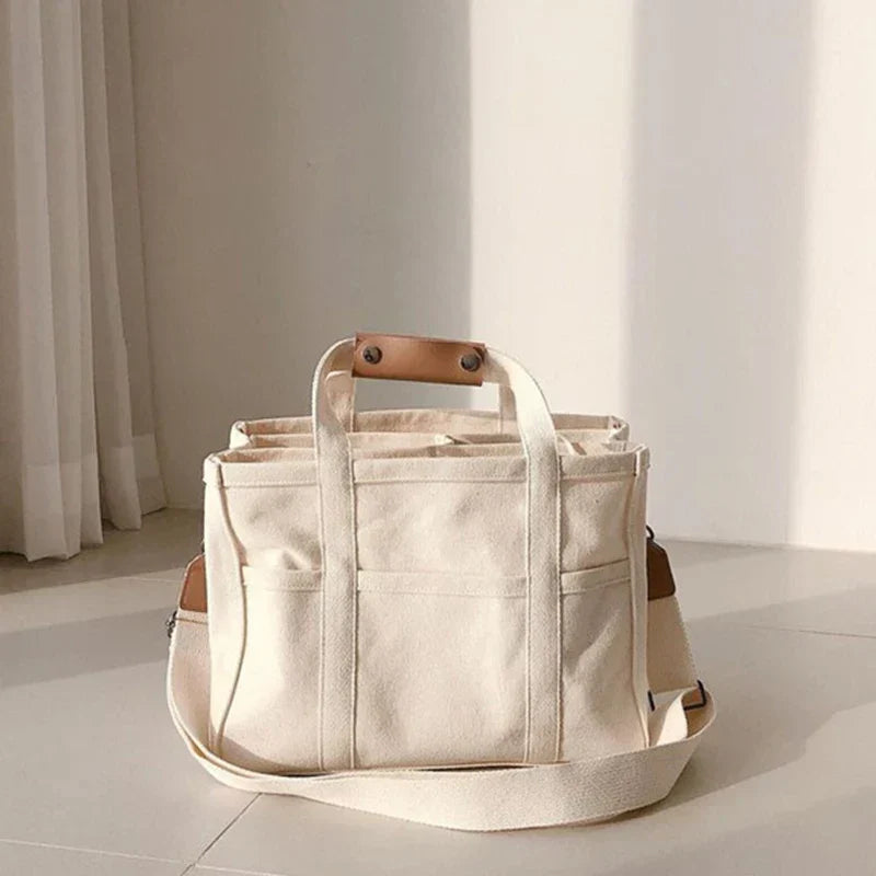Lune London | Canvas bag with multiple compartments