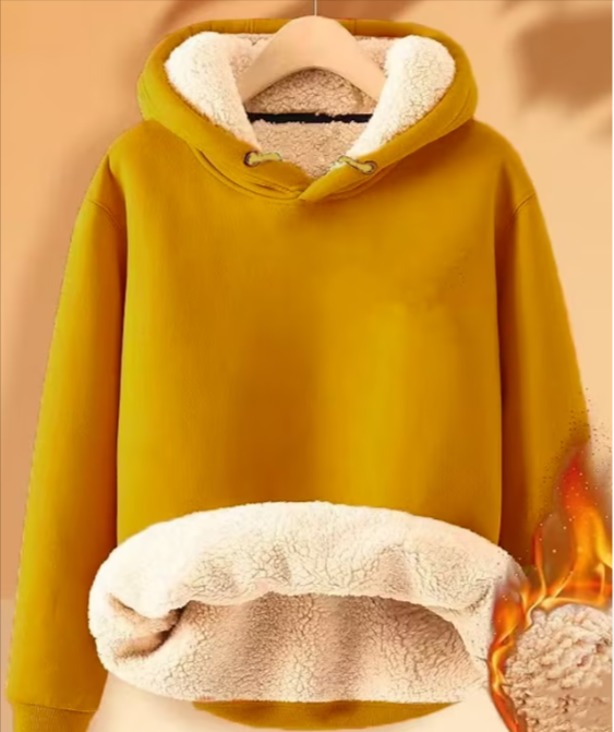 Chic und Stil | Sherpa Fleece Jacket with Hood