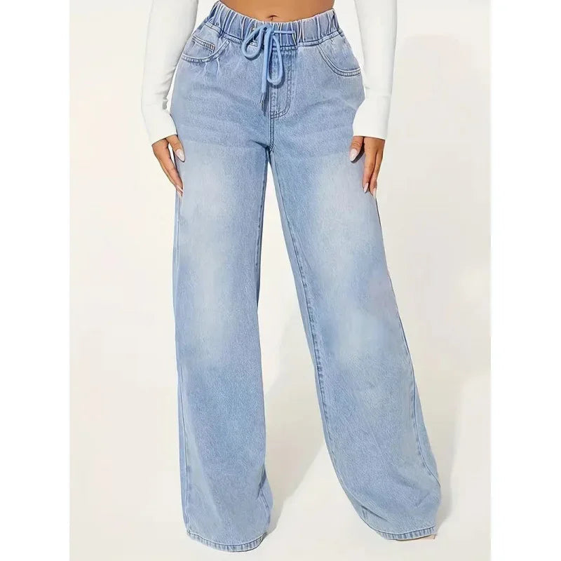 Lune London | High Waist Baggy Jeans for Women - Comfort with Style