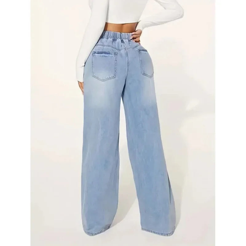 Lune London | High Waist Baggy Jeans for Women - Comfort with Style