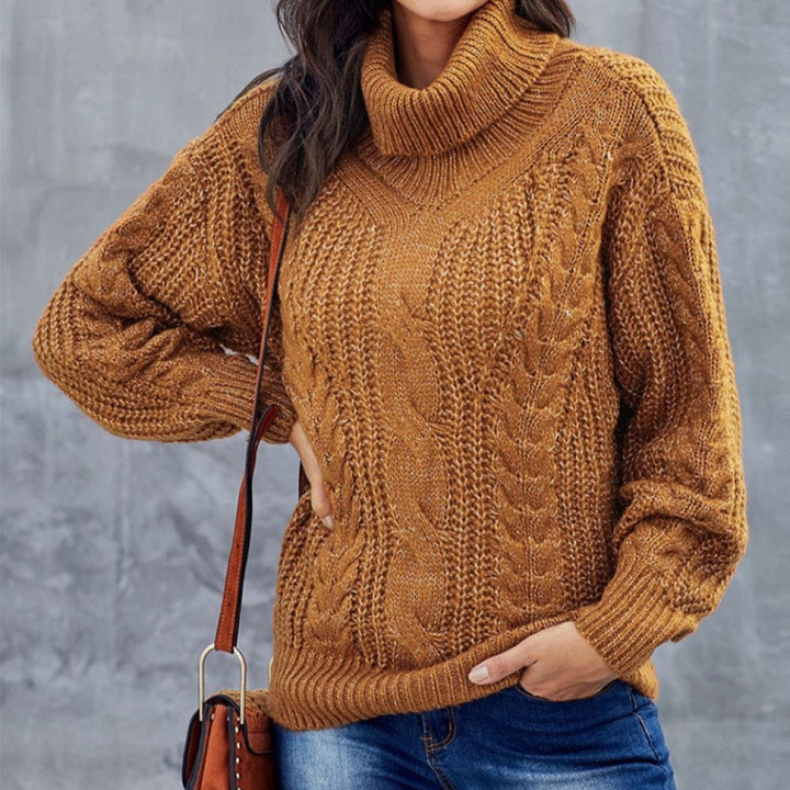 Lune London | Winter Roll Neck Sweater - Thick Knit Comfort