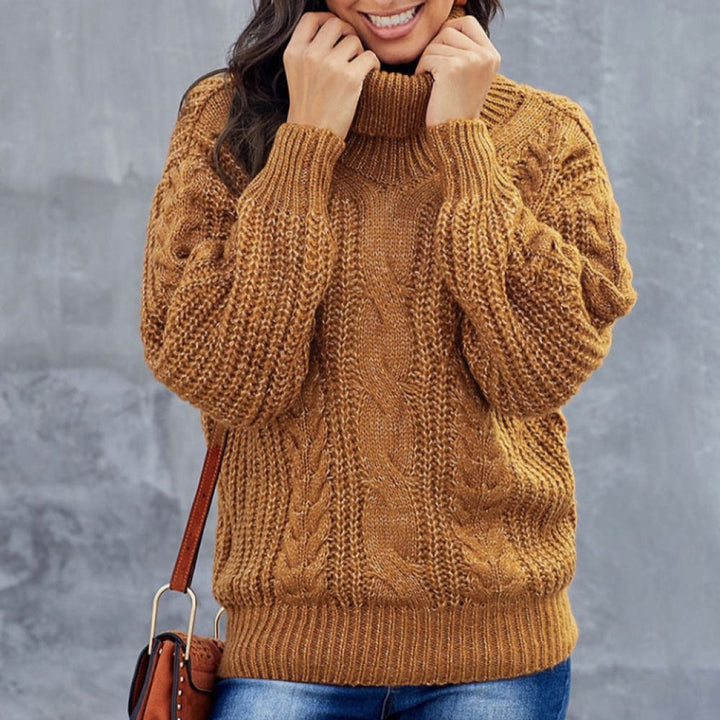 Lune London | Winter Roll Neck Sweater - Thick Knit Comfort