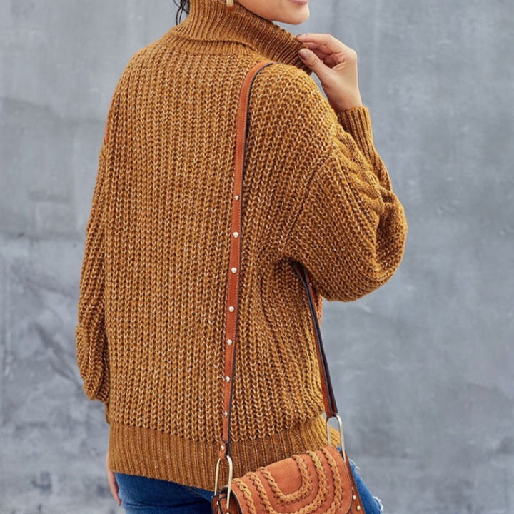 Lune London | Winter Roll Neck Sweater - Thick Knit Comfort