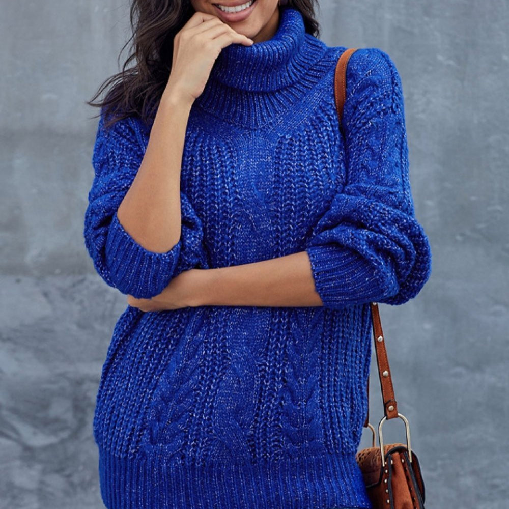 Lune London | Winter Roll Neck Sweater - Thick Knit Comfort