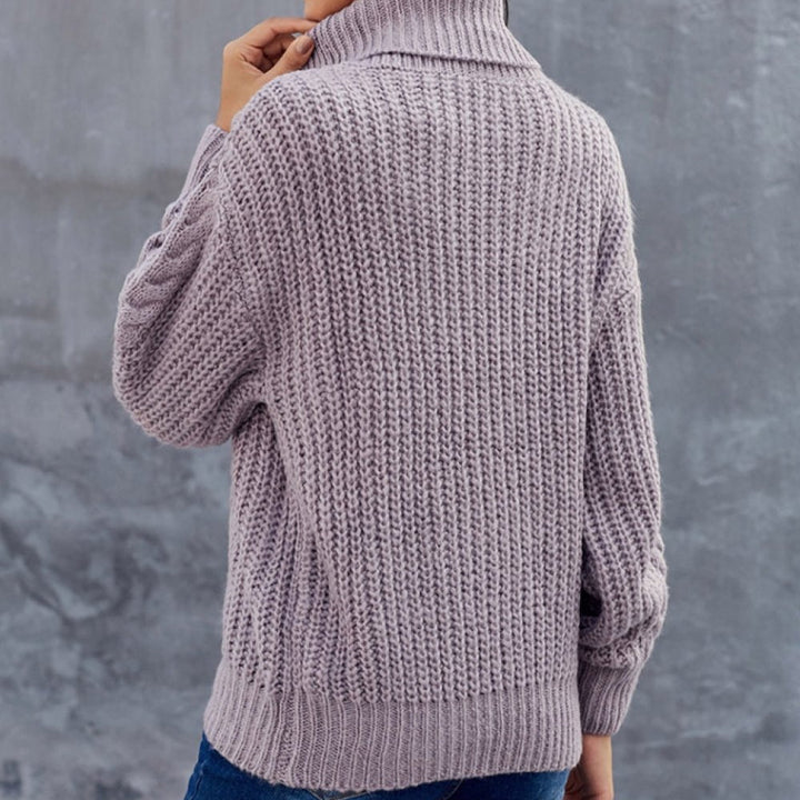Lune London | Winter Roll Neck Sweater - Thick Knit Comfort