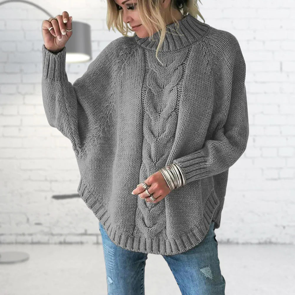 Lune London | Women Chunky Knit Sweater - Long Length