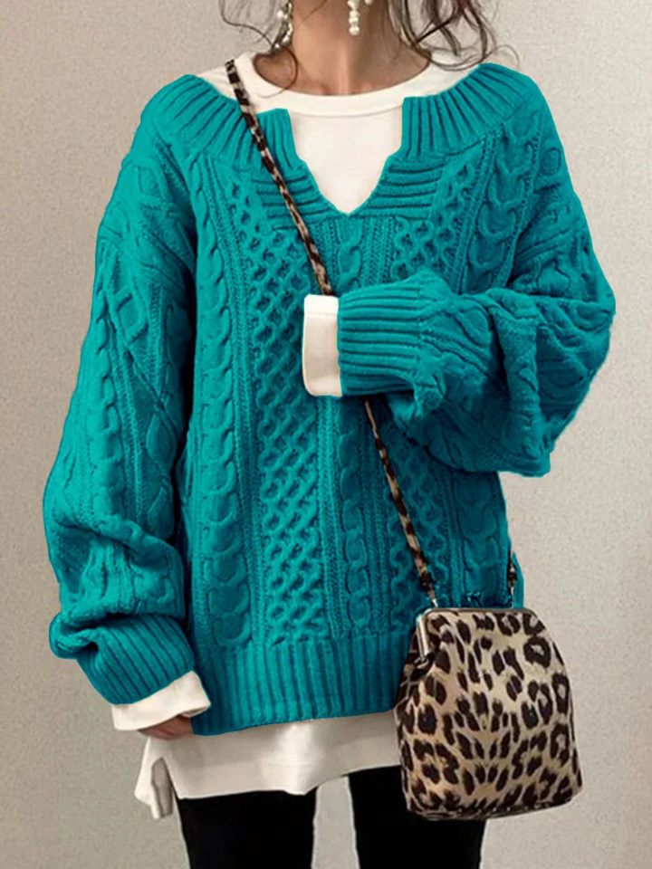 Lune London | Women's Knit Sweatshirt - Loose Fit