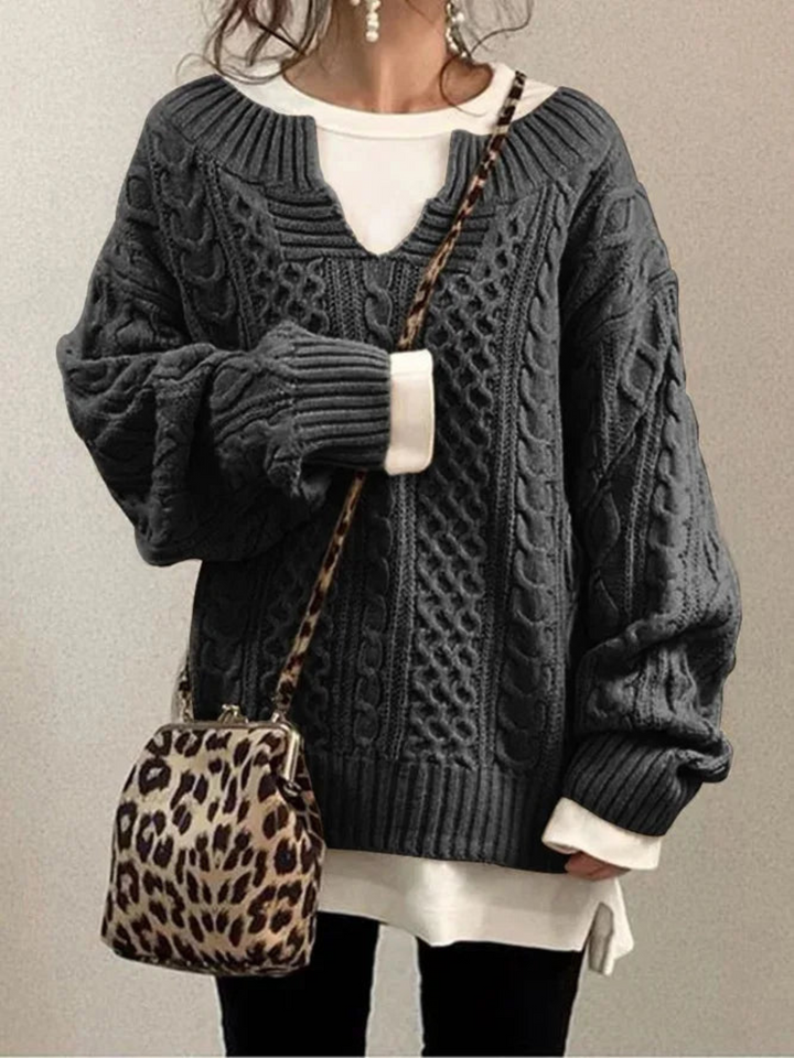 Lune London | Women's Knit Sweatshirt - Loose Fit