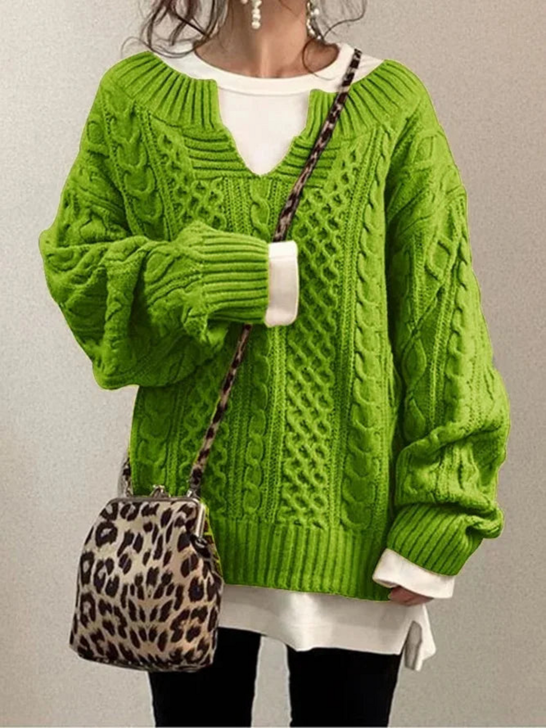 Lune London | Women's Knit Sweatshirt - Loose Fit