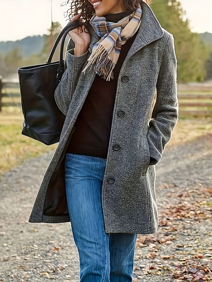 Lune London | Women's Long Coat - Structured Cut