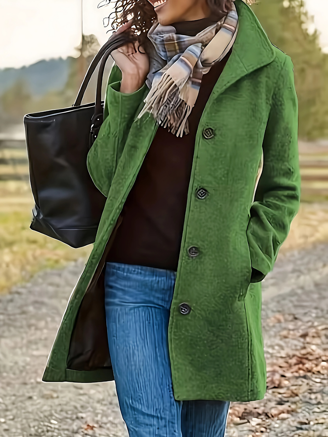 Lune London | Women's Long Coat - Structured Cut