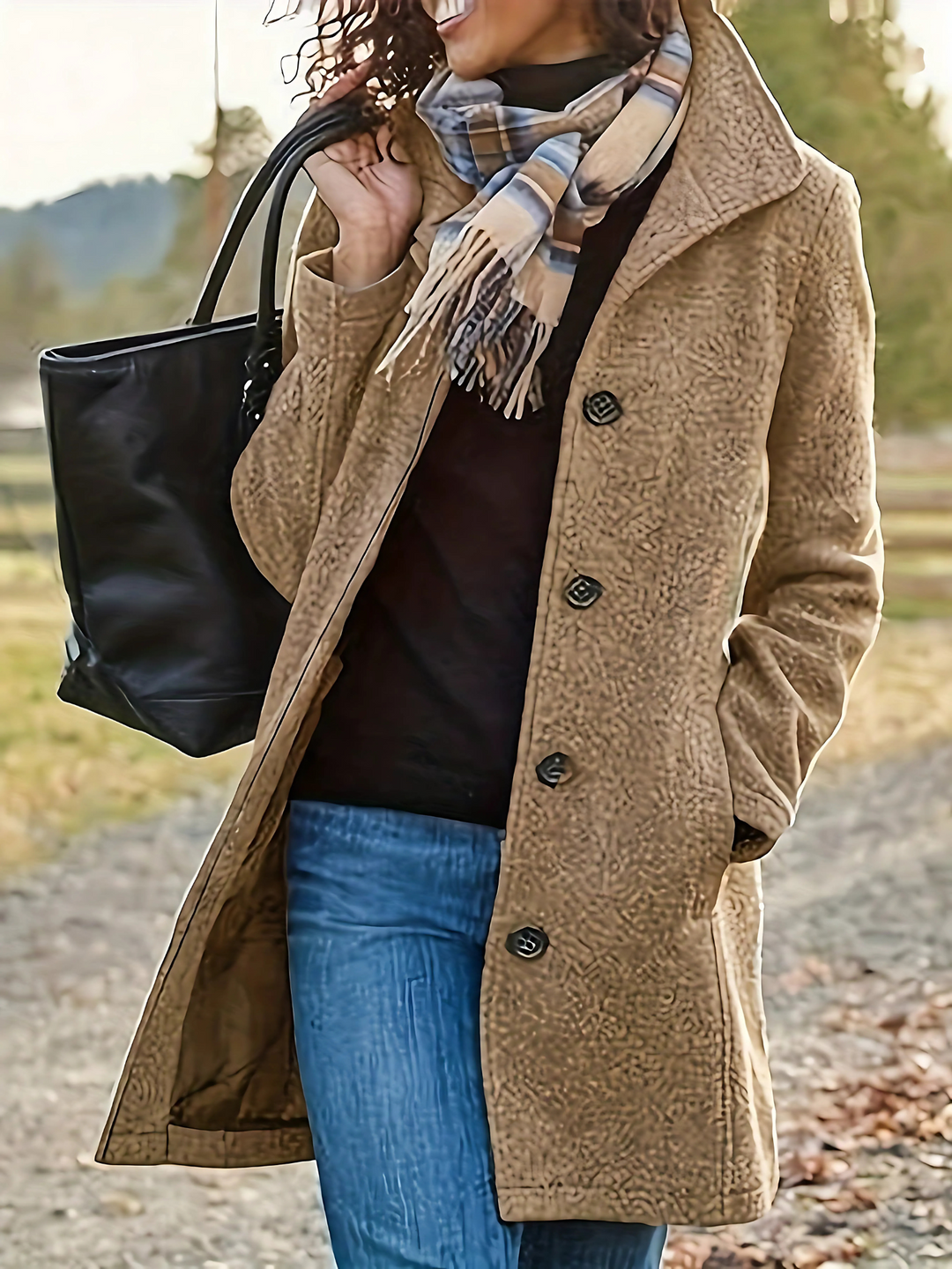 Lune London | Women's Long Coat - Structured Cut
