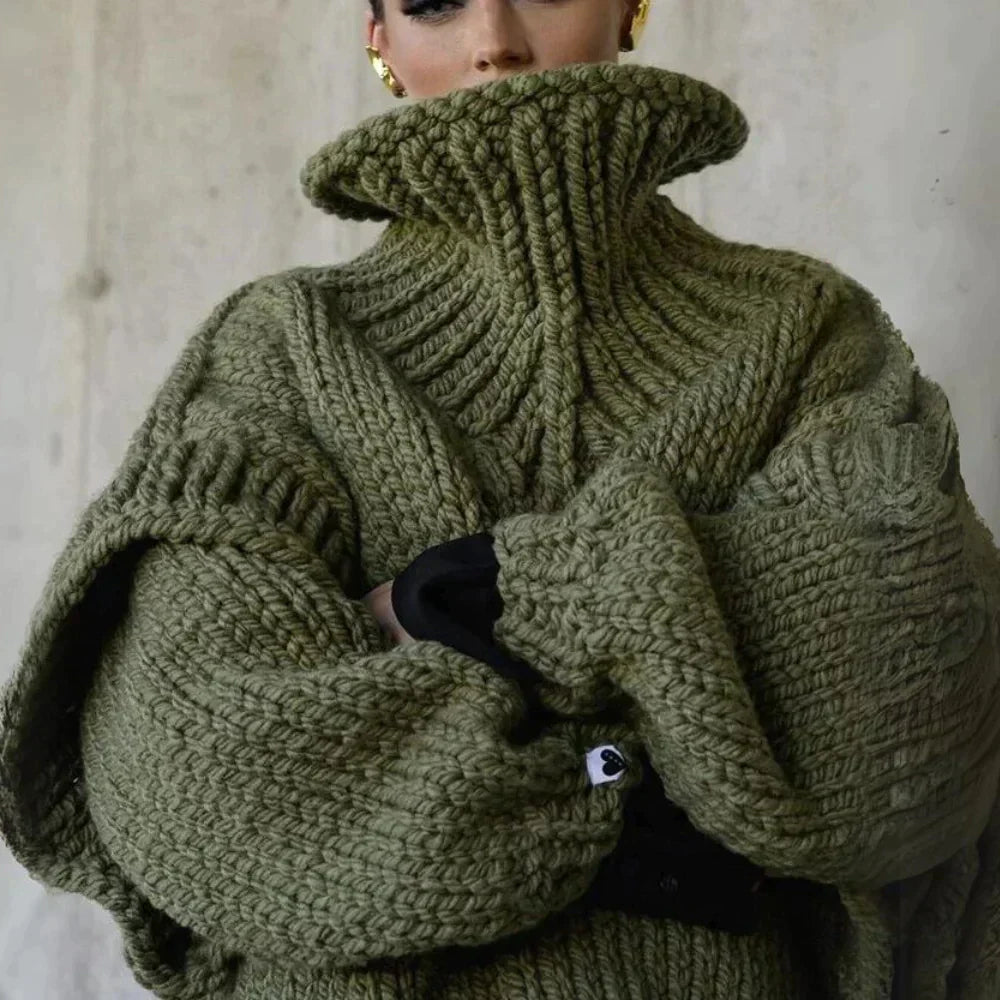 Lune London | Oversized Turtleneck Sweater - Comfortable Winter Look