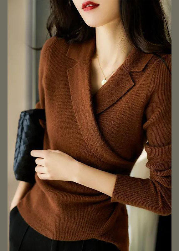 Lune London | Peter Pan Collar Sweater for Women - Asymmetrical Design