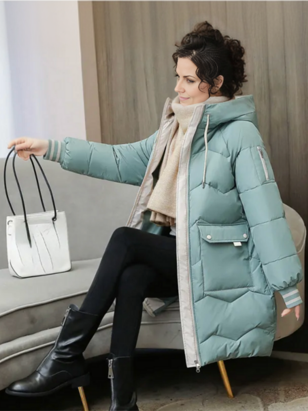 Lune London | Women's Winter Parka - Long Length, With Hood